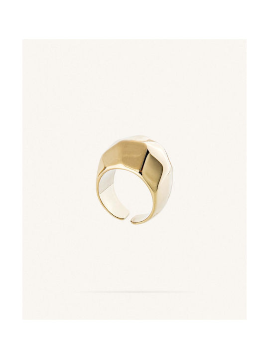 StanStefan Women's Gold Plated Steel Ring