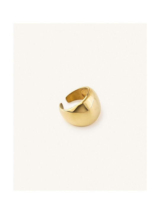 StanStefan Women's Gold Plated Steel Ring Lucas