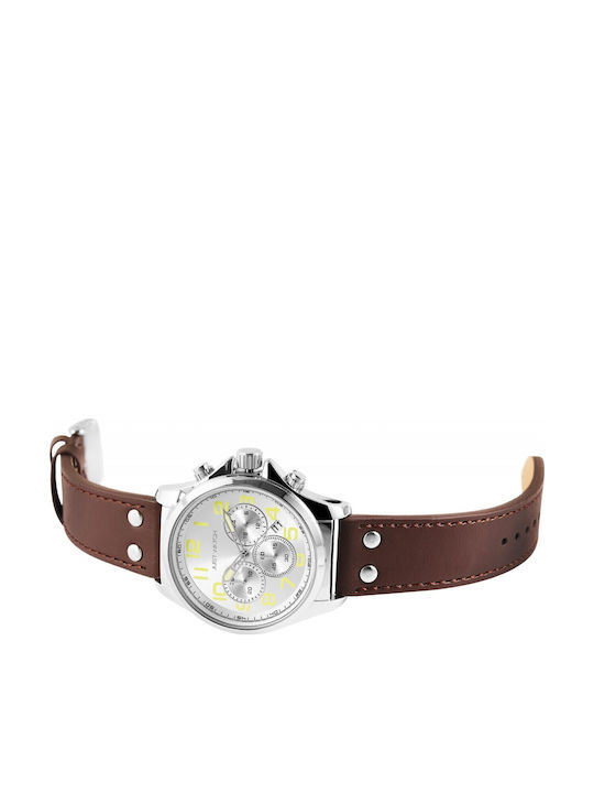 Just Watch Uhr Batterie mit Lederarmband
