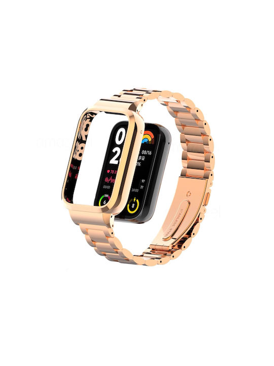 Revomag Curea Oțel inoxidabil Aur (Smart Band 8 / Smart Band 9 / Smart Band 10)