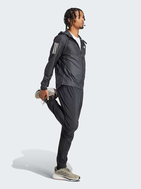 Own the Run Athletic Jacket Windproof Black