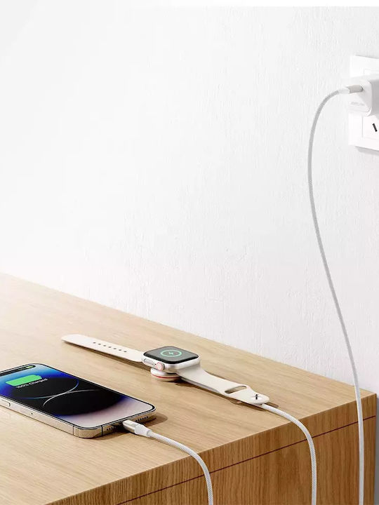 Joyroom Wearable Charger Apple Watch Whiteς