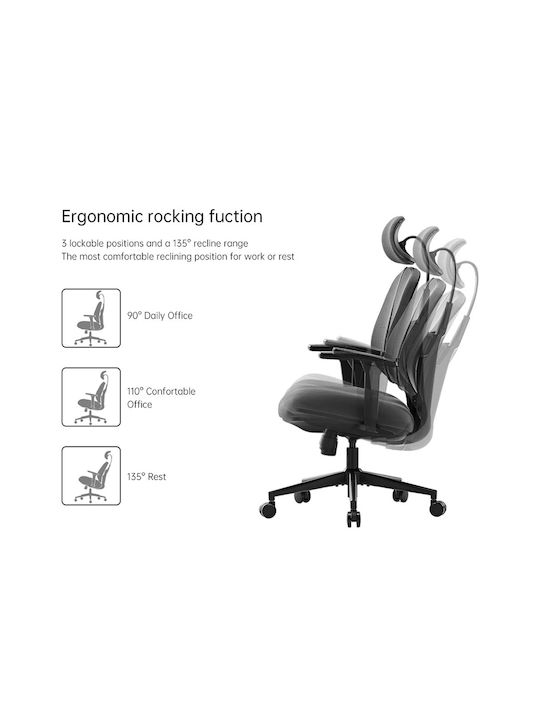 Eureka Ergonomic Office Chair With Grey Arms
