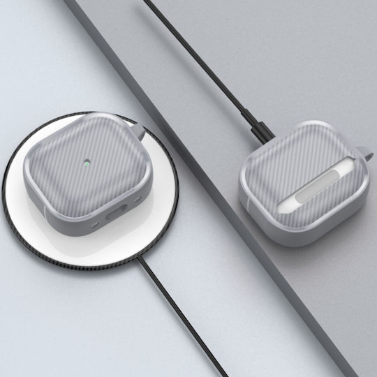 Sonique Carbon Brushed Калъф с кука в Меден цвят за Apple AirPods 3