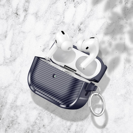 Sonique Case Silicone with Hook in Navy Blue color for Apple AirPods Pro 2