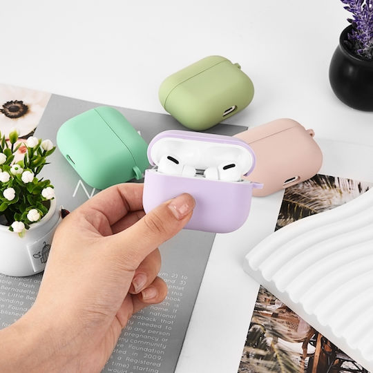 Sonique Silicone Case with Keychain Red for Apple AirPods Pro