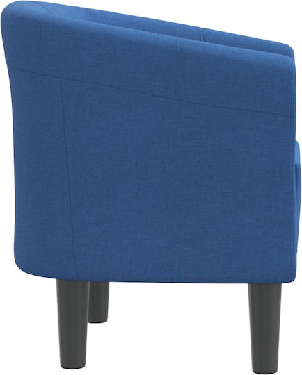 Barrel Sessel Blue 70x56x68cm