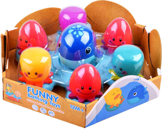 Jokomisiada Whale And Octopus Играчка за баня