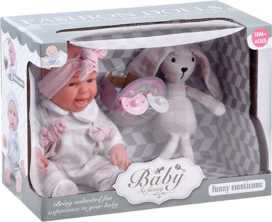 Jokomisiada Set papușă bebe 30 cm.