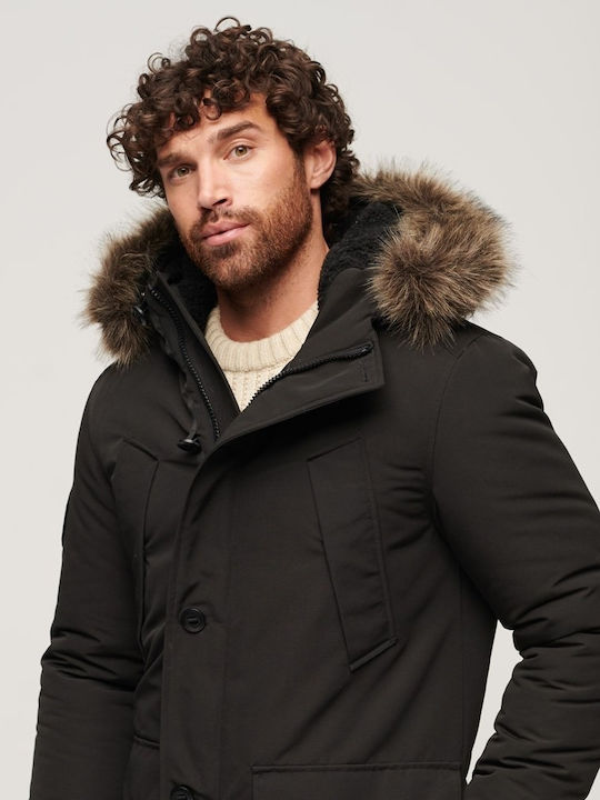 Everest Winter Jacket Parka Black