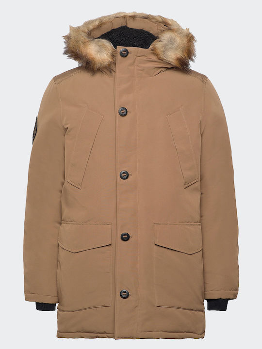 Everest Winter Jacket Parka Sandy Brown