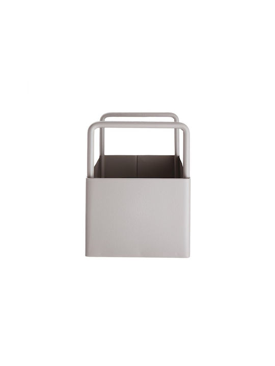 Butlers Sideline Box Allgemeine Verwendung mit Deckel Metallisch Rosa 9x25cm