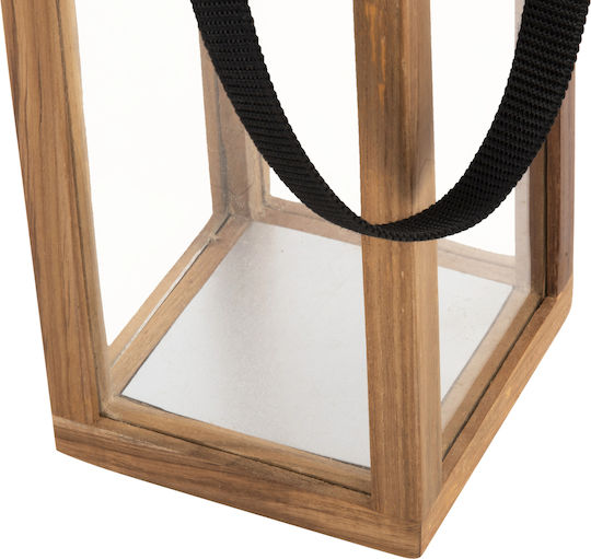 Freebox Wooden Lantern Yellow 21x21x40cm