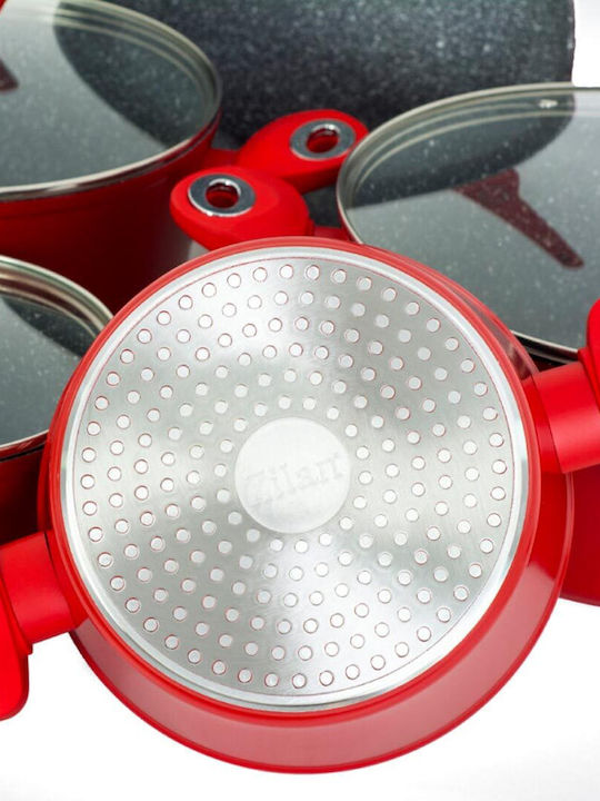 Zilan Cookware Set From Aluminum With Non-stick Coating 5pcs