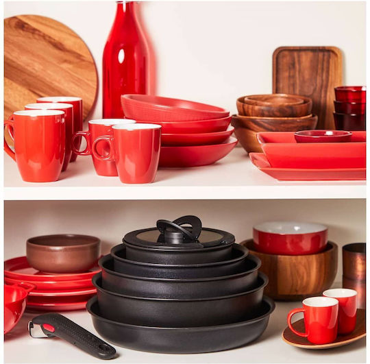 Tefal Ingenio Unlimited Pfannen-Set aus Aluminium Schwarz mit Antihaftbeschichtung 2 Stück