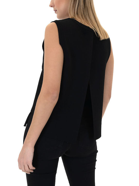 Kendall + Kylie KCSP17205ST Women's Blouse Sleeveless Black