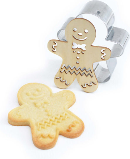 Scrap Cooking Set Weihnachtliche Backformen Metallisch 6Stück