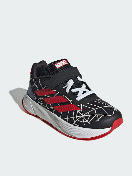 Duramo Duramo Spider-man Kids Sports Shoes Running with Hoop & Loop Closure Black