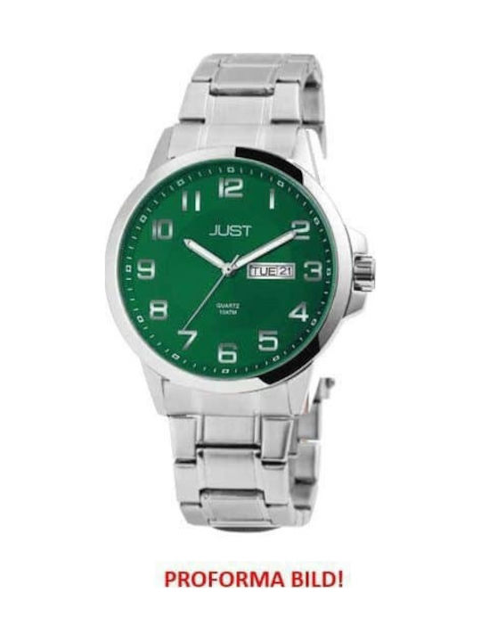 Just Watch Uhr Batterie mit Metallarmband