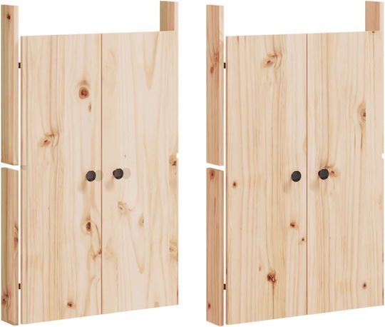 Επιδαπέδιο Ντουλάπι Καφέ 106x55x92εκ.