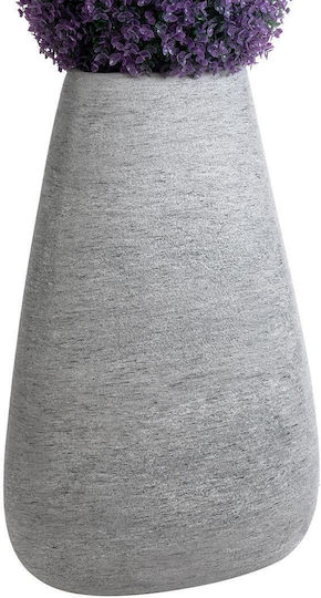 GloboStar Oxford Κασπώ Πολυεστερικό Γκρι με Βάση 45x45x72εκ.