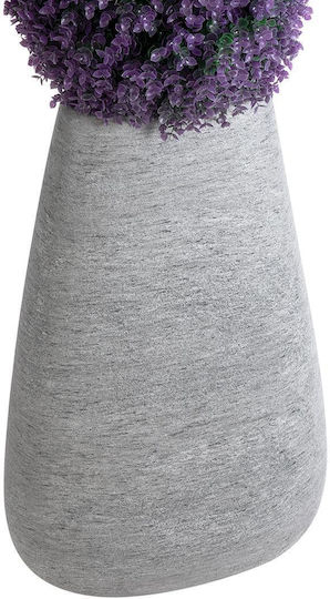 GloboStar Oxford Κασπώ Πολυεστερικό Γκρι με Βάση 45x45x72εκ.