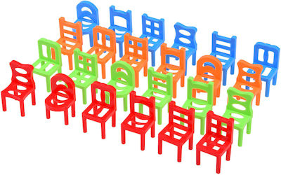 Jokomisiada Board Game Falling Chairs for 2-3 Players 4+ Years (EN)