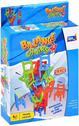 Board Game Falling Chairs for 2-3 Players 4+ Years Old (EN) Jokomisiada