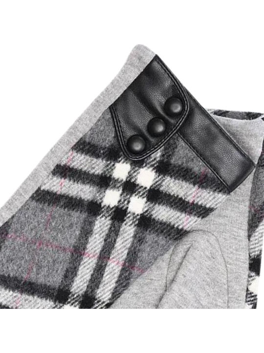 Gray Leder Handschuhe