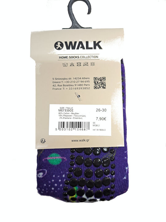 Walk Kids' Socks Purple