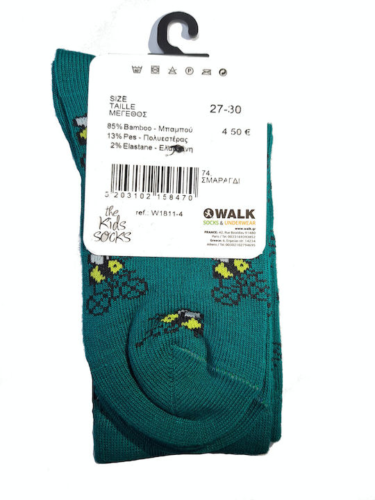 Walk Kids' Socks Emerald