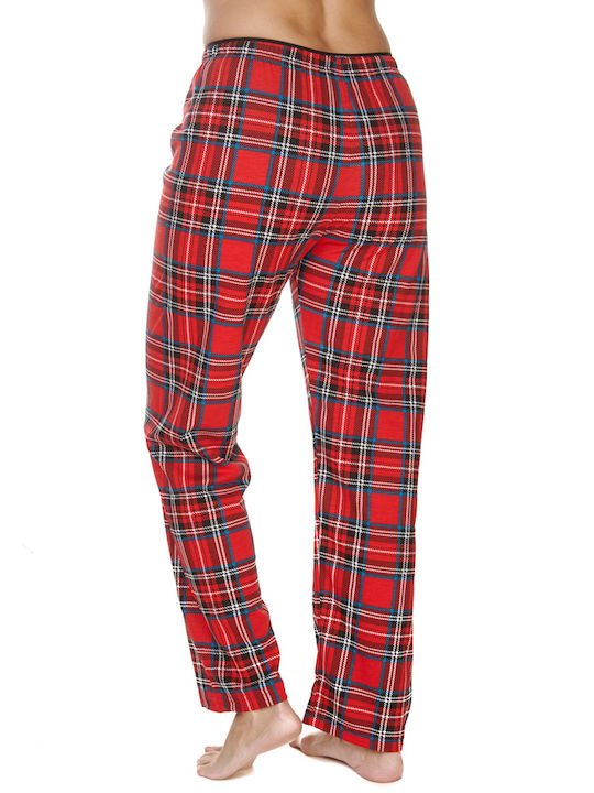 Comfort Women's Winter Pajama Trouser Κόκκινο