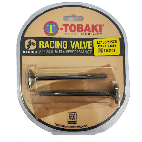 Tobaki Yamaha Crypton-X 135 Tip De Evacuare Βαλβίδα Μοτοσυκλέτας