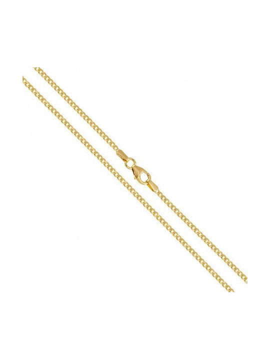 Damen Gold Kreuz 14K mit Kette