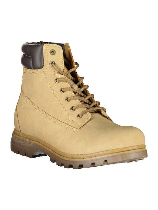Beige Herrenstiefel