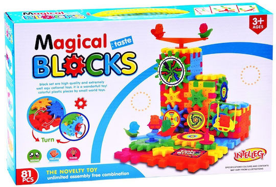 Jokomisiada Παιχνίδι Κατασκευών Πλαστικό Magical Blocks