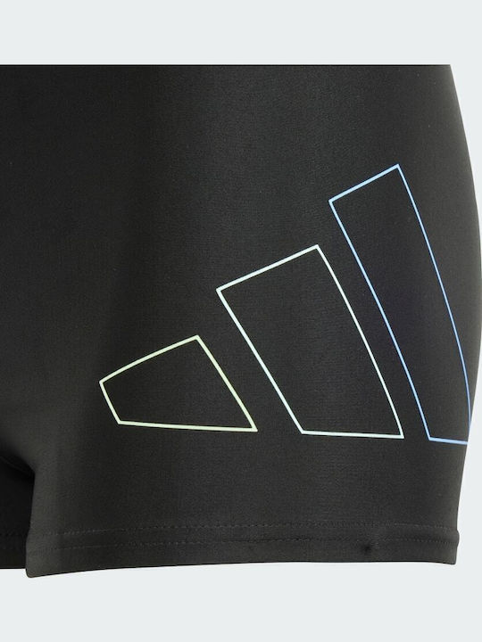 adidas Performance Big Bars Swim Boxers Детски Бански Къси панталони за плуване Черен