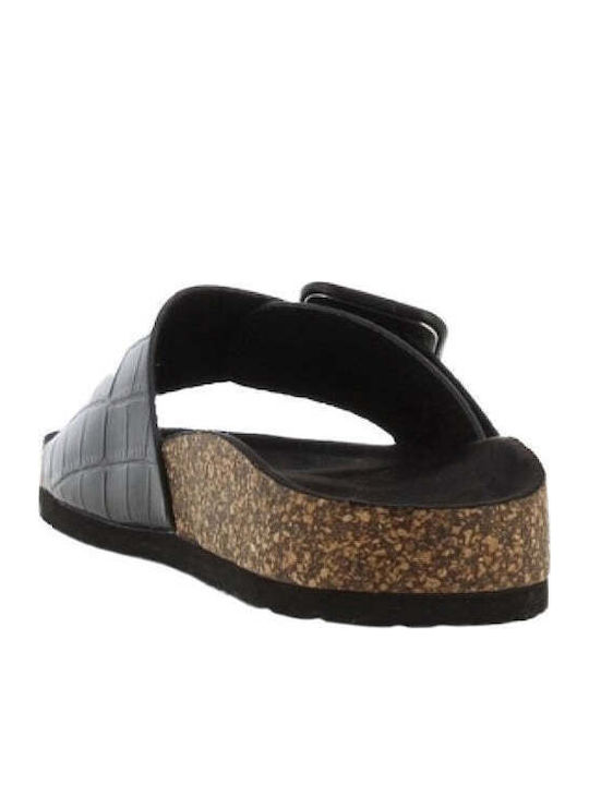 Women's Flat Sandals Anatomic in Black Color