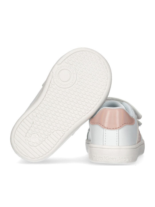 Παιδικά Sneakers με Σκρατς Λευκά