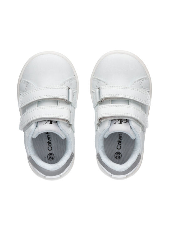 Παιδικά Sneakers με Σκρατς Λευκά