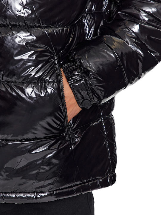 Winter Jacke Puffer Wasserdicht und Winddicht Schwarz