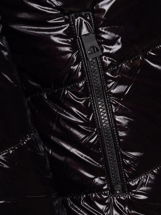 Winter Jacke Puffer Wasserdicht und Winddicht Schwarz
