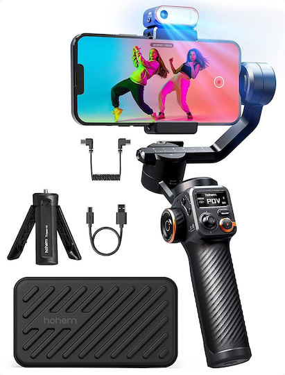 Hohem iSteady M6 Phone Gimbal with 3 Axis Stabilization and 18 Operating Hours Black