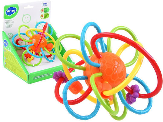 Hola Toys Μασητική Κουδουνίστρα Οδοντοφυΐας από Πλαστικό για 3 m+