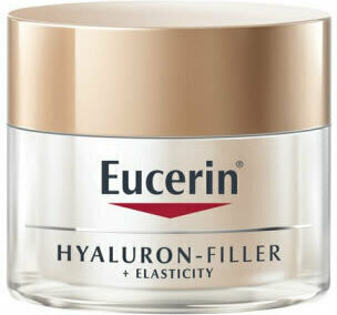 Eucerin Hyaluron Filler + Elasticity Cremă de Față de Zi cu Factor de Protecție Solară 30 pentru Hidratare, Anti-îmbătrânire și Reconstrucție cu Acid Hialuronic 50ml