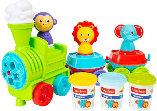 Fisher Price Пластелин - Игра Pulp Train 3бр