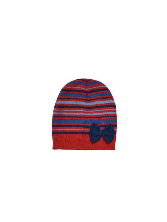 Stamion Kids Beanie Set with Gloves Knitted Red