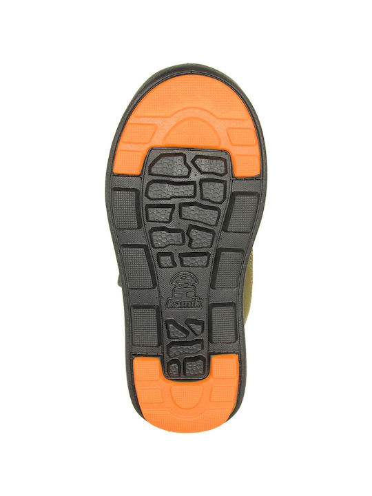 Cizme Pentru Copii Cu Șireturi Kaki