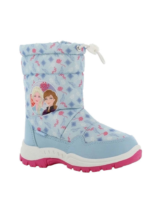 Disney Kids Boots with Zipper Light Blue