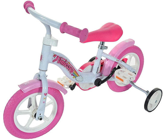 Dino Bikes Unicorn 10" Kids Bicycle BMX Pink